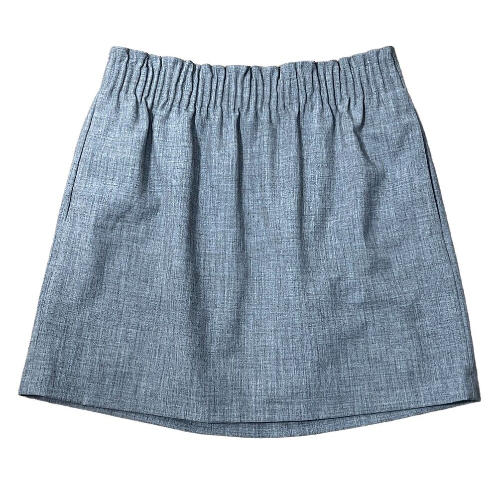 J. Crew Mercantile Gray Sidewalk Skirt Size 6 - Picture 2 of 11